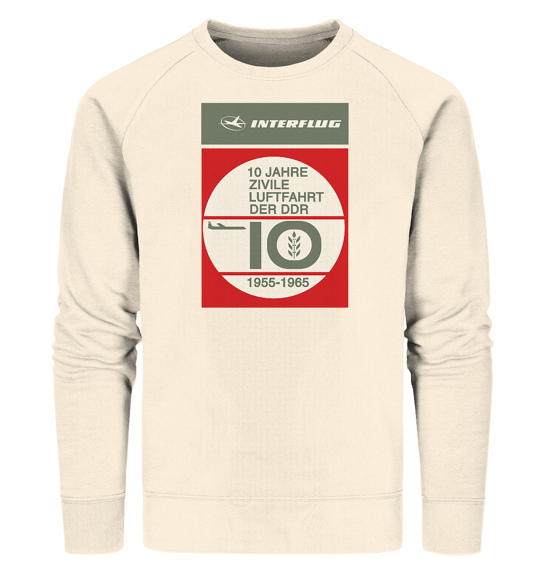 PREMIUM ORGANIC SWEATER UNISEX • 10 JAHRE INTERFLUG