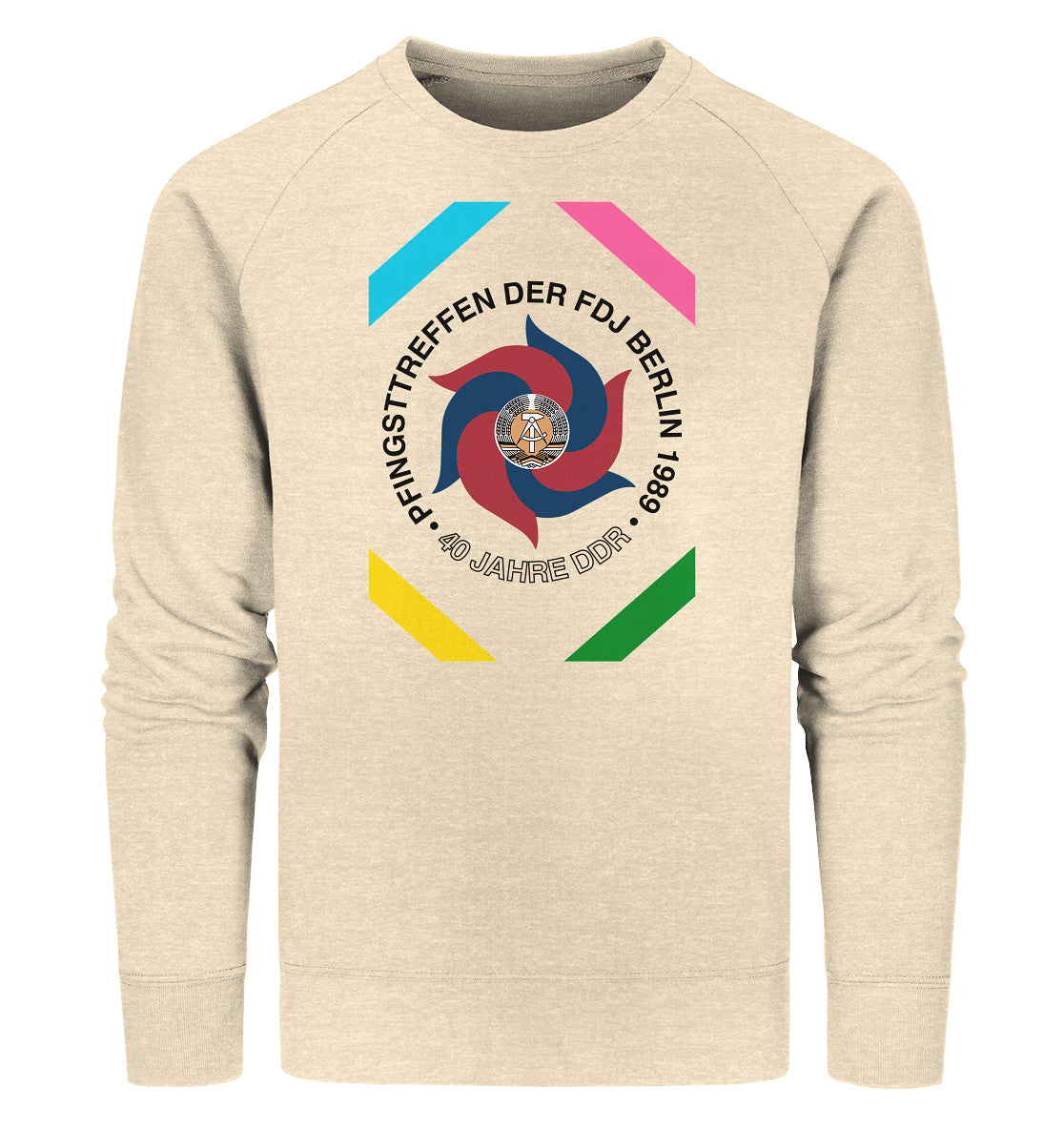PREMIUM ORGANIC SWEATER UNISEX •  PFINGSTTREFFEN BERLIN 1989