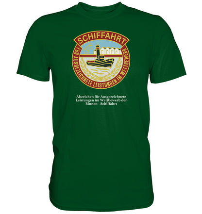 PREMIUM SHIRT UNISEX • BINNEN-SCHIFFAHRT - ABZEICHEN FÜR AUSGEZEICHNETE LEISTUNGEN