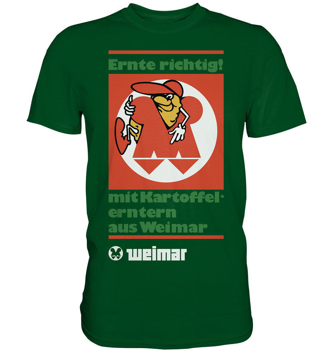 DDR Ostalgie Shirt Unisex • KARTOFFELERNTER AUS WEIMAR