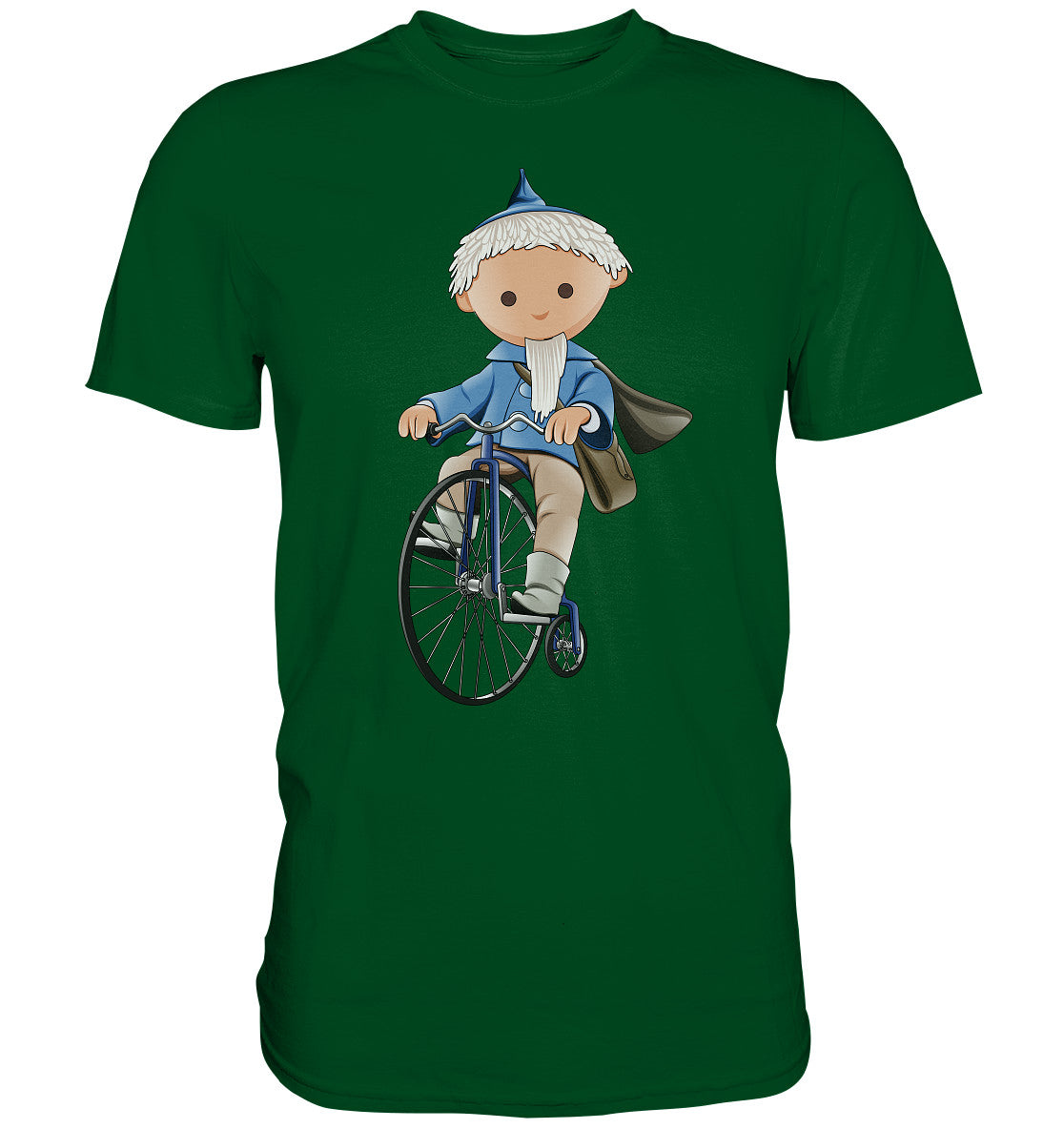 DDR Ostalgie Shirt Unisex • UNSER SANDMÄNNCHEN - AUF DEM HOCHRAD - BLAU (PU-97, 1969)