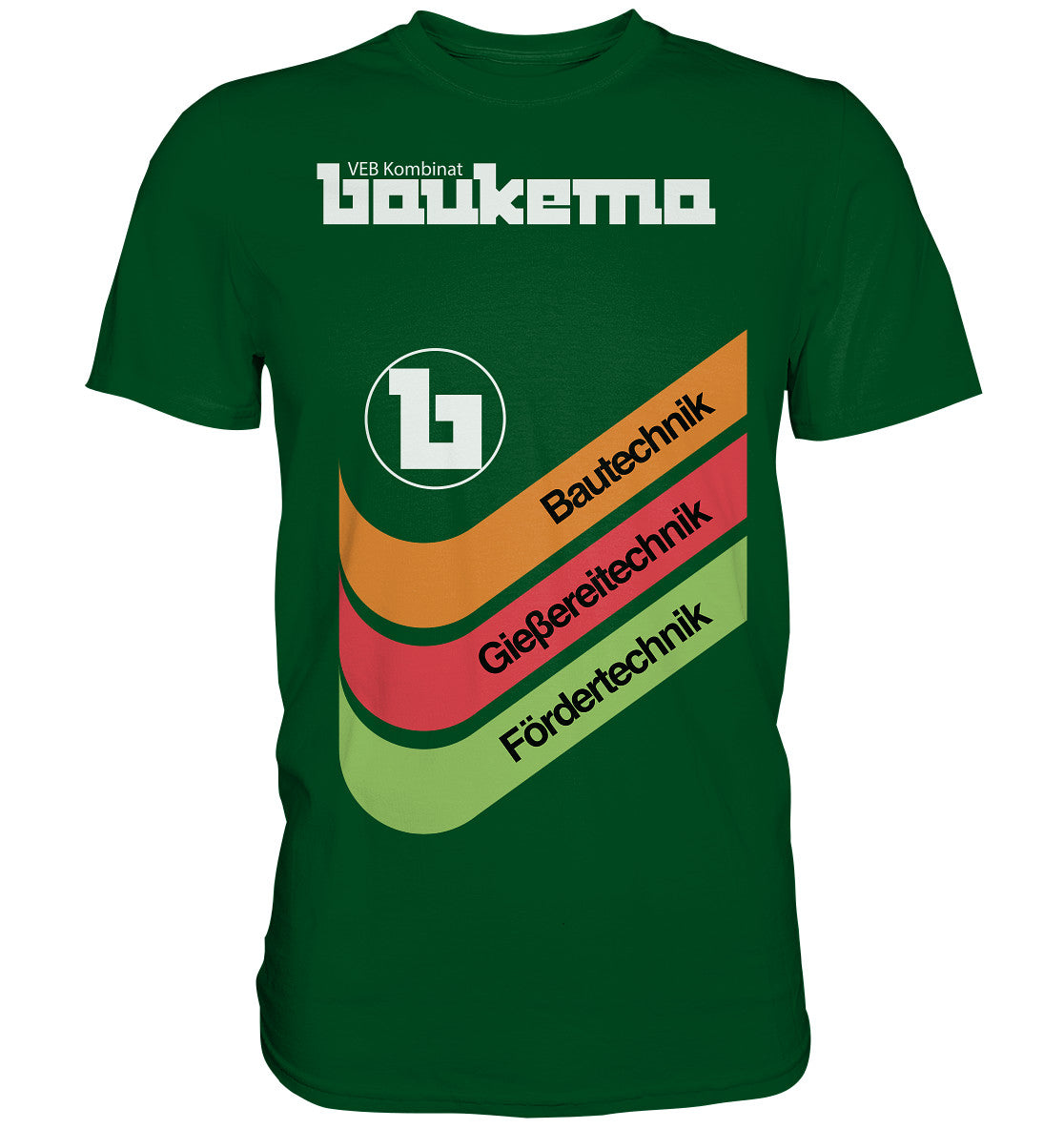 DDR Ostalgie Shirt Unisex • VEB KOMBINAT BAUKEMA