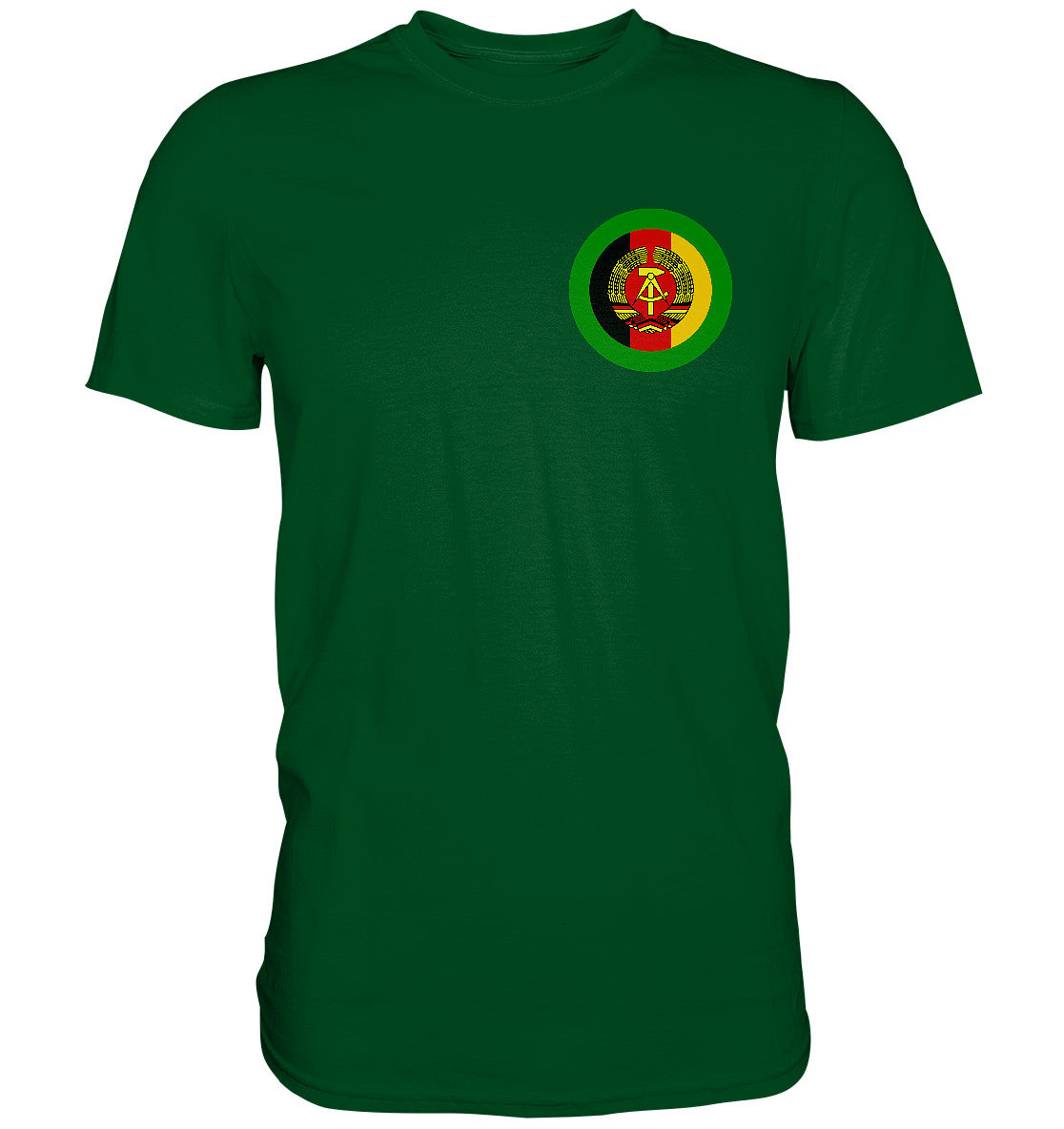 DDR Ostalgie Shirt Unisex • NVA GRENZTRUPPEN - BRUST BADGE
