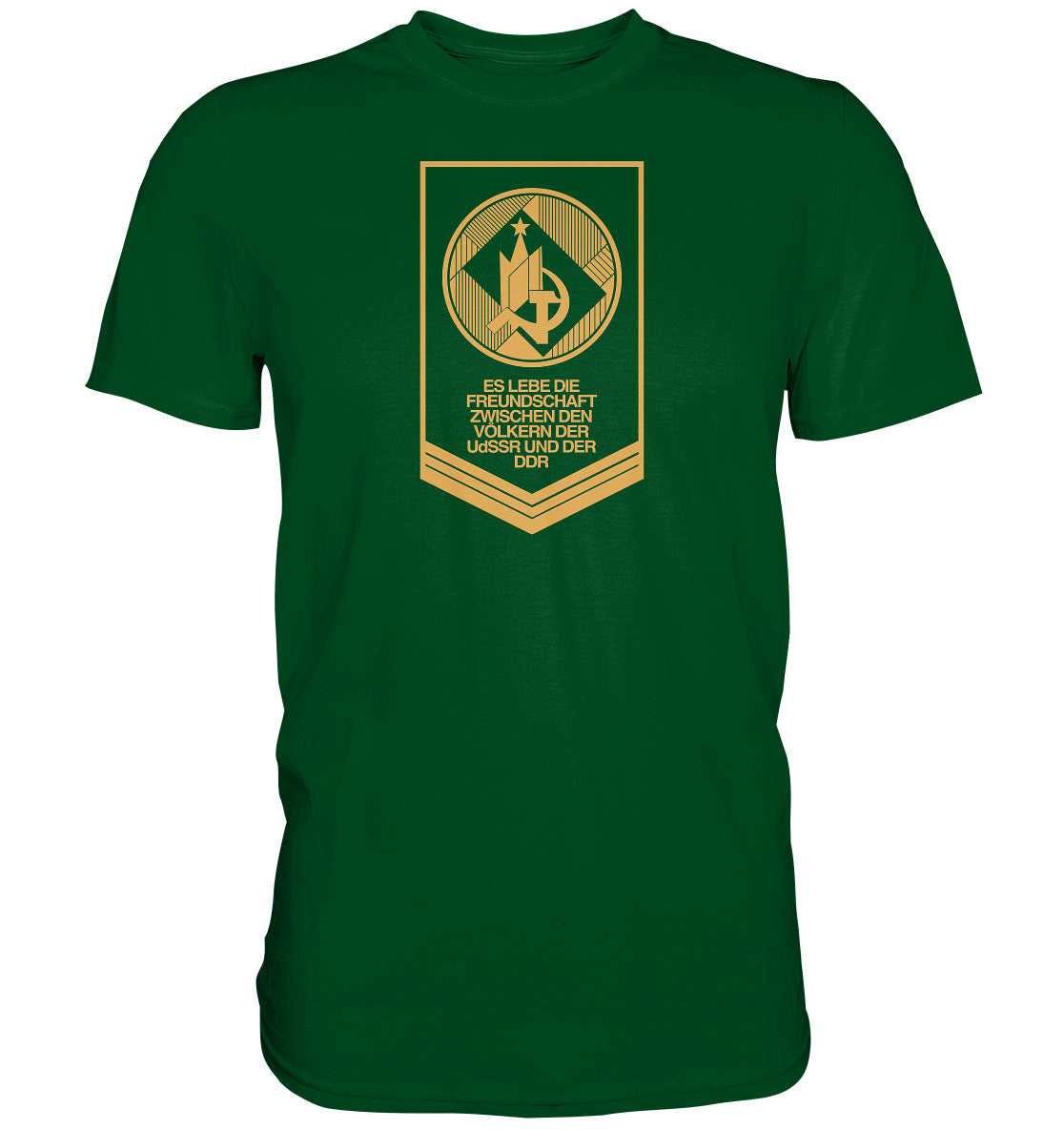 DDR Ostalgie Shirt Unisex • FREUNDSCHAFT UDSSR - DDR