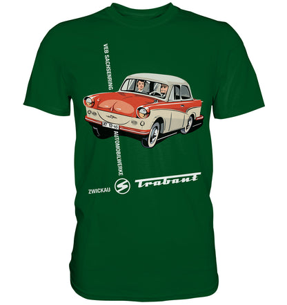 DDR Ostalgie Shirt Unisex • VEB SACHSENRING ZWICKAU TRABANT