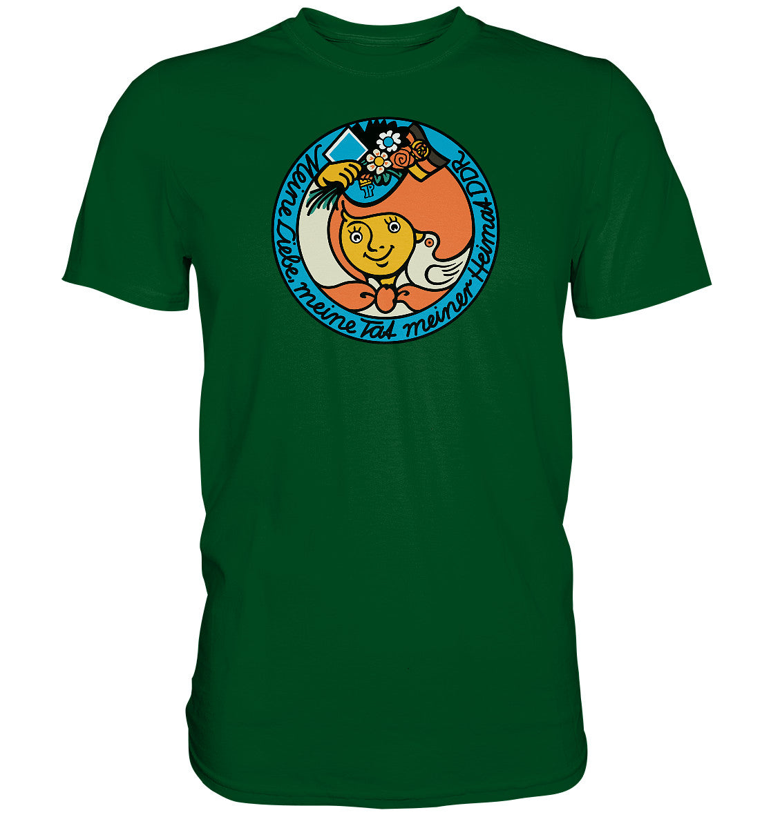 DDR Ostalgie Shirt Unisex • JUNGE PIONIERE - MEINE LIEBE MEINER HEIMAT