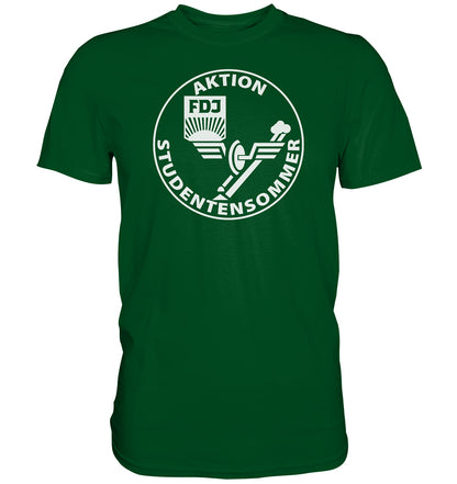 DDR Ostalgie Shirt Unisex • FDJ AKTION STUDENTENSOMMER
