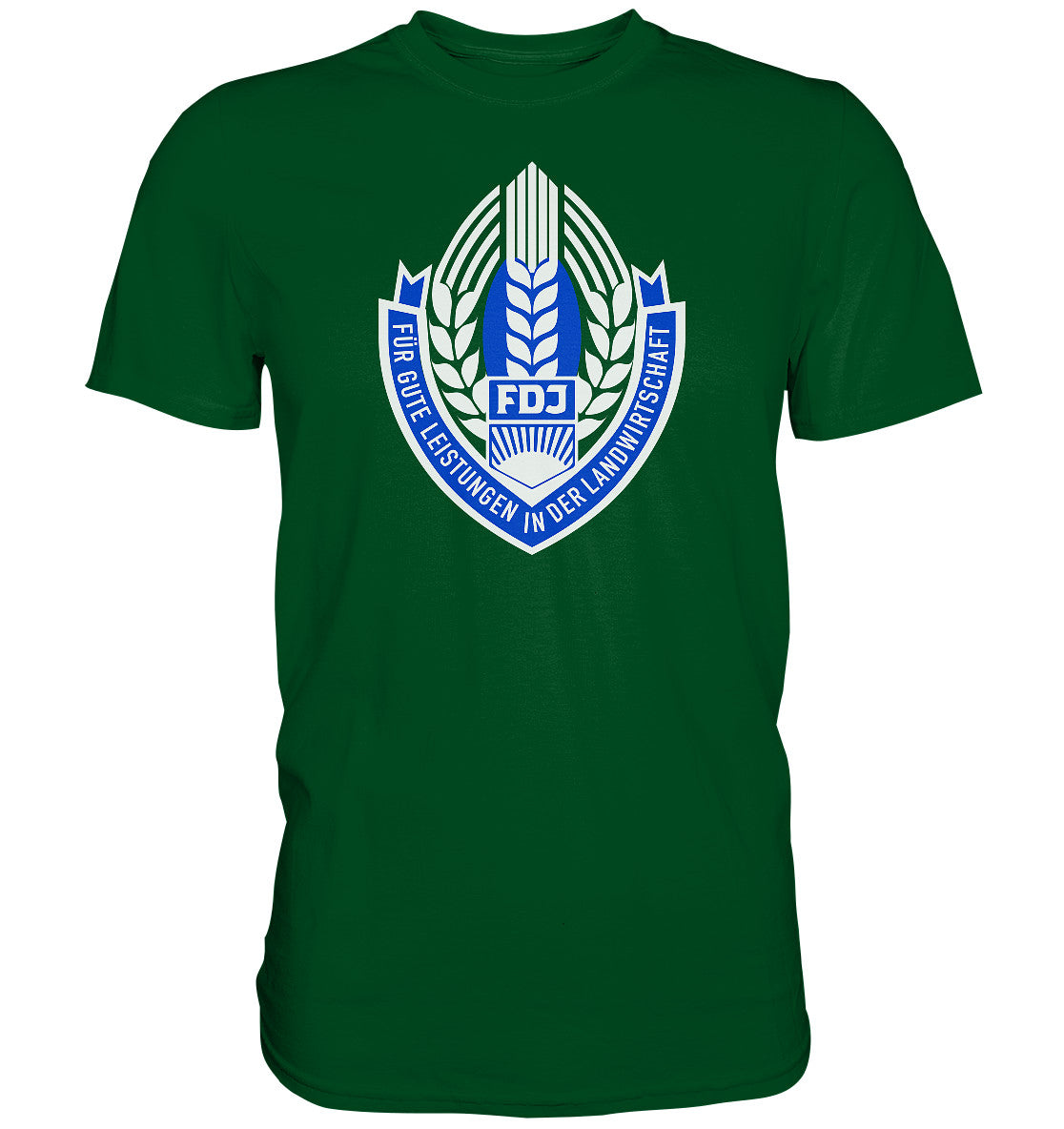 DDR Ostalgie Shirt Unisex • FDJ - FÜR GUTE LEISTUNGEN IN DER LANDWIRTSCHAFT
