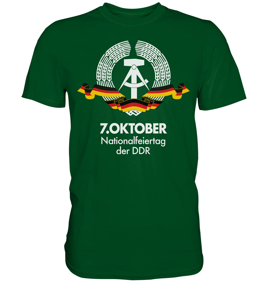 DDR Ostalgie Shirt Unisex • NATIONALFEIERTAG DER DDR - 7. OKTOBER