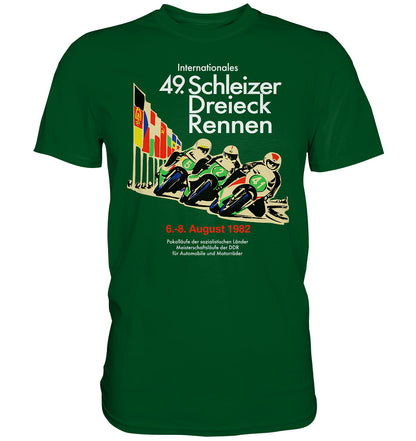 DDR Ostalgie Shirt Unisex • SCHLEIZER DREIECK-RENNEN DDR 1982