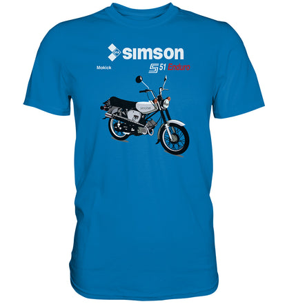 DDR Ostalgie Shirt Unisex • SIMSON ENDURO - ORIGINAL PROSPEKT