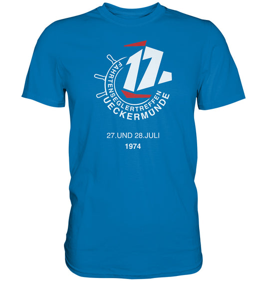 DDR Ostalgie Shirt Unisex • FAHRTENSEGLERTREFFEN UCKERMÜNDE 1974 - dunkel