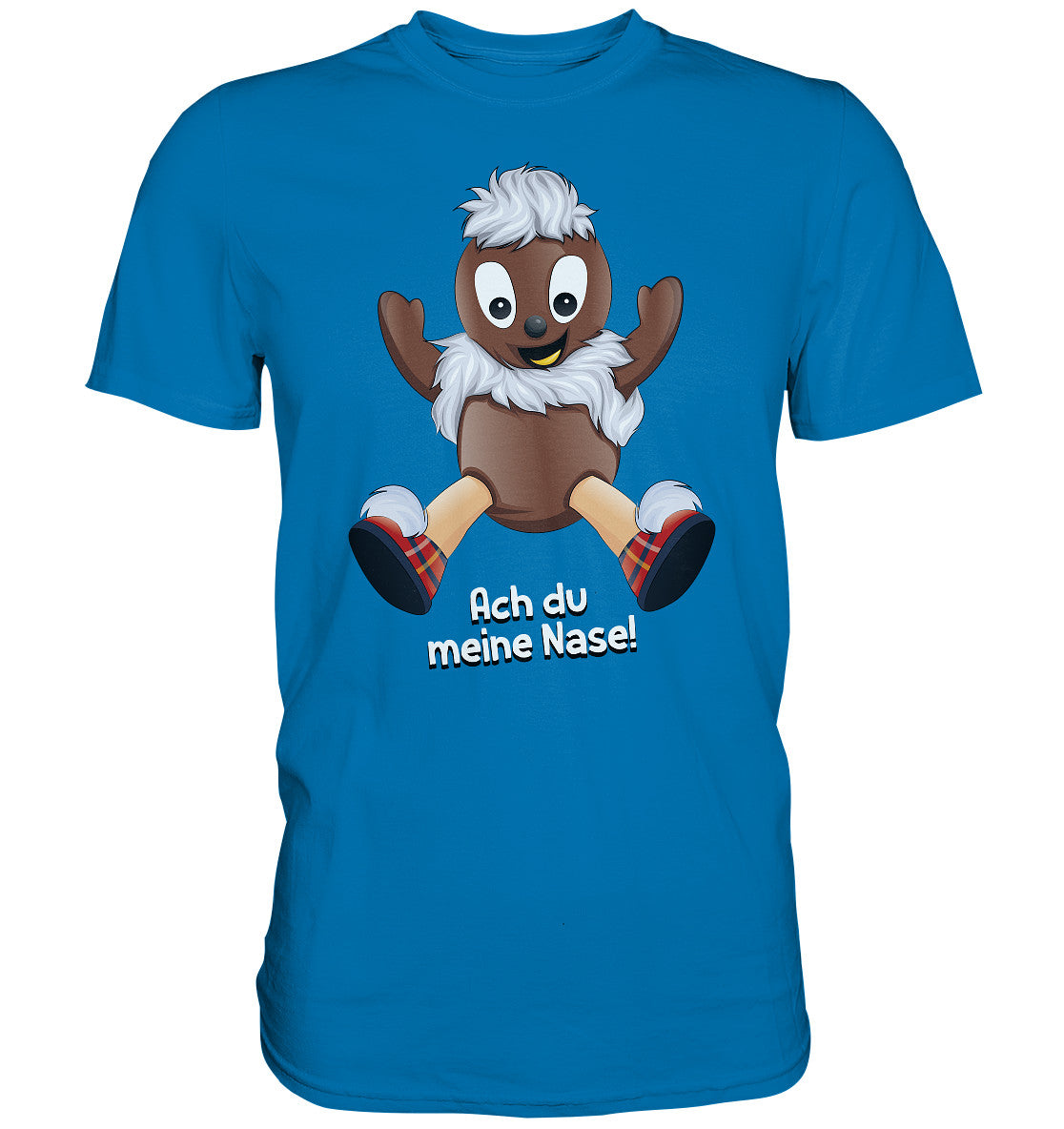 DDR Ostalgie Shirt Unisex • UNSER SANDMÄNNCHEN - PITTIPLATSCH - ACH DU MEINE NASE!