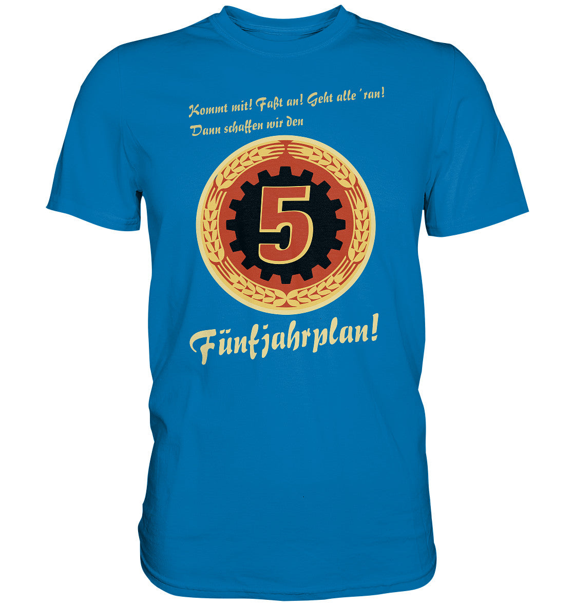 DDR Ostalgie Shirt Unisex • FÜNFJAHRPLAN