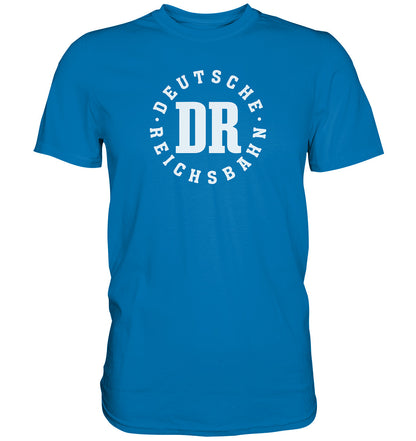 DDR Ostalgie Shirt Unisex • DR - DEUTSCHE REICHSBAHN - dunkel