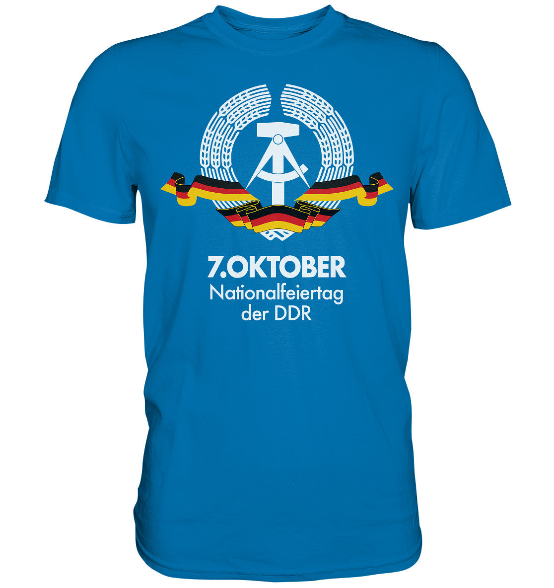 DDR Ostalgie Shirt Unisex • NATIONALFEIERTAG DER DDR - 7. OKTOBER