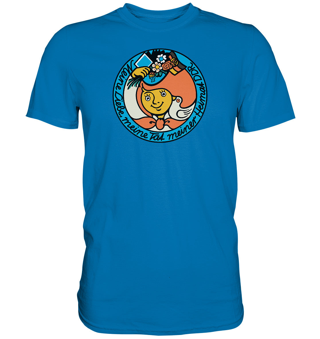 DDR Ostalgie Shirt Unisex • JUNGE PIONIERE - MEINE LIEBE MEINER HEIMAT