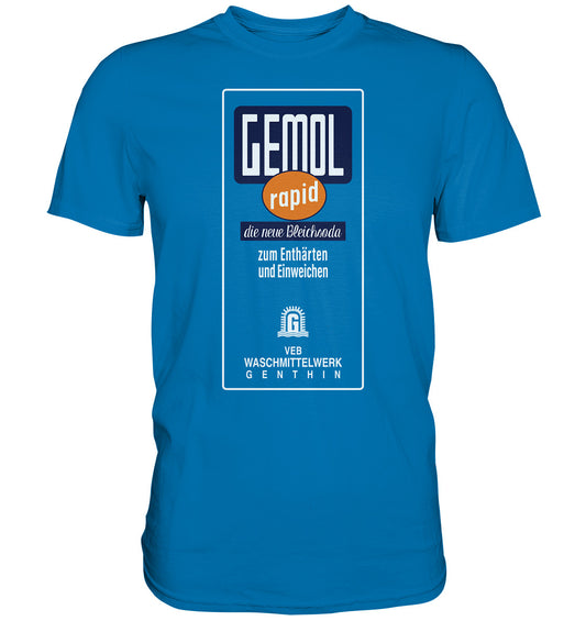 DDR Ostalgie Shirt Unisex • GEMOL - VEB WASCHMITTELWERK GENTHIN