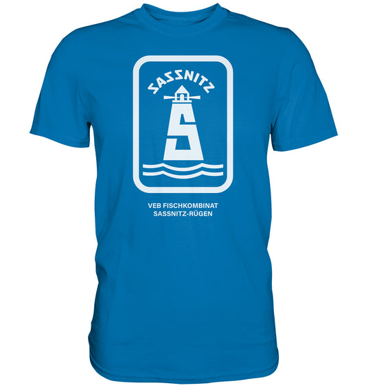 DDR Ostalgie Shirt Unisex • VEB FISCHKOMBINAT SASSNITZ-RÜGEN