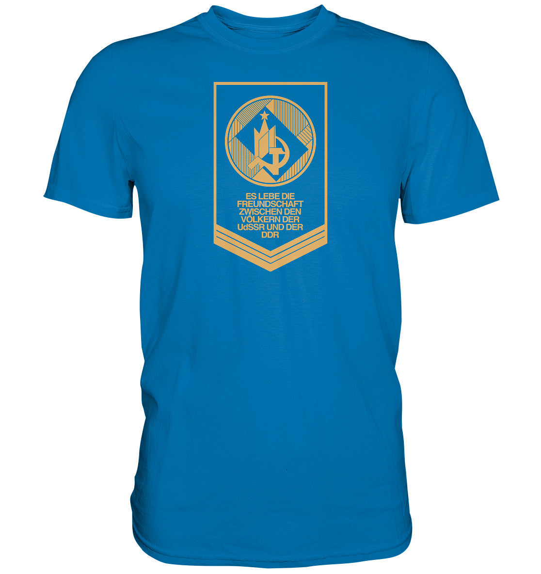 DDR Ostalgie Shirt Unisex • FREUNDSCHAFT UDSSR - DDR