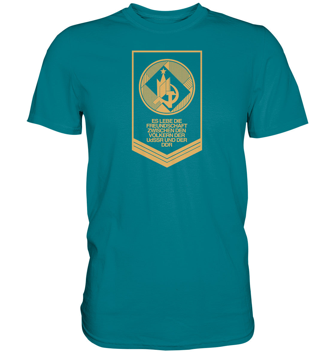DDR Ostalgie Shirt Unisex • FREUNDSCHAFT UDSSR - DDR