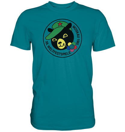DDR Ostalgie Shirt Unisex • WELTFESTSPIELE, MOSKAU 1985
