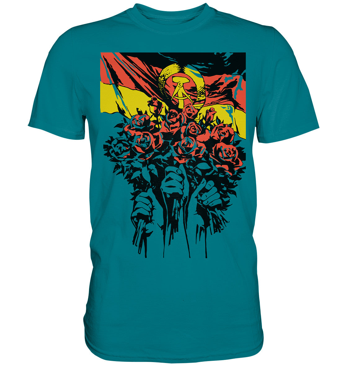 DDR Ostalgie Shirt Unisex • NATIONALES JUGENDFESTIVAL - BERLIN 1979, PLAKATMOTIV