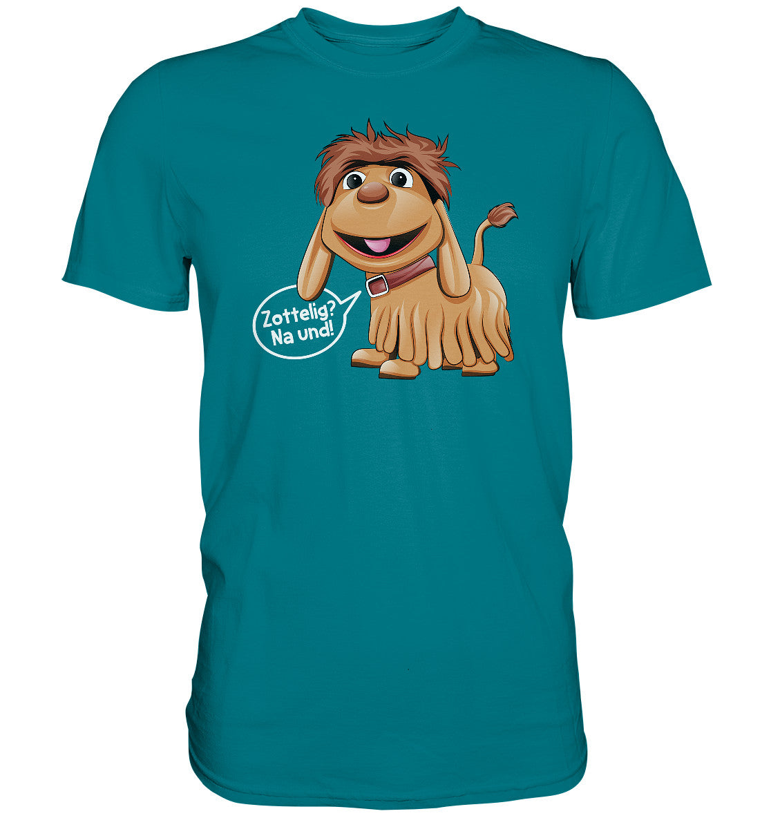 DDR Ostalgie Shirt Unisex • UNSER SANDMÄNNCHEN - MOPPI - ZOTTELIG? NA UND!