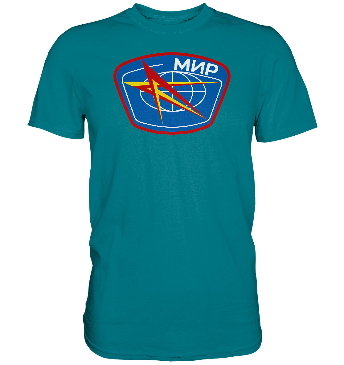 DDR Ostalgie Shirt Unisex • MIR - KOSMONAUTEN-BADGE