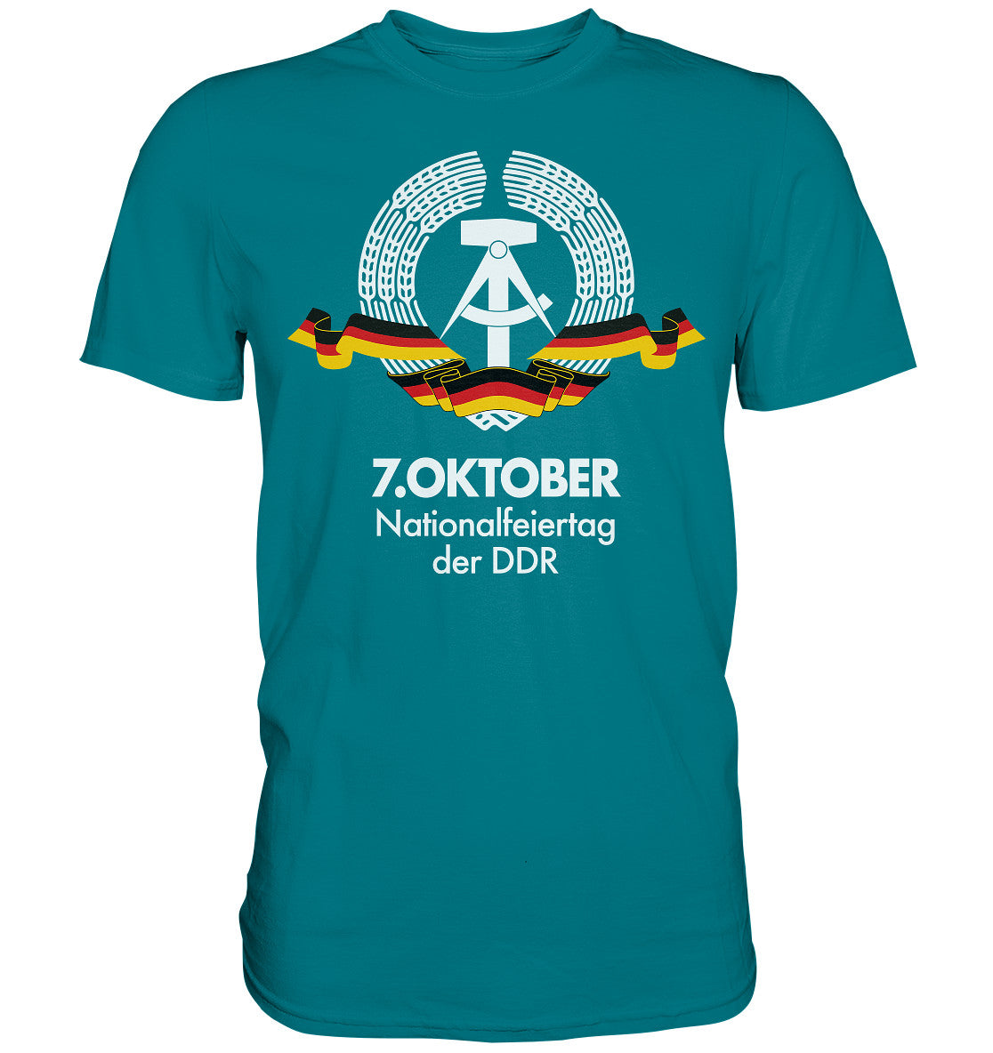 DDR Ostalgie Shirt Unisex • NATIONALFEIERTAG DER DDR - 7. OKTOBER