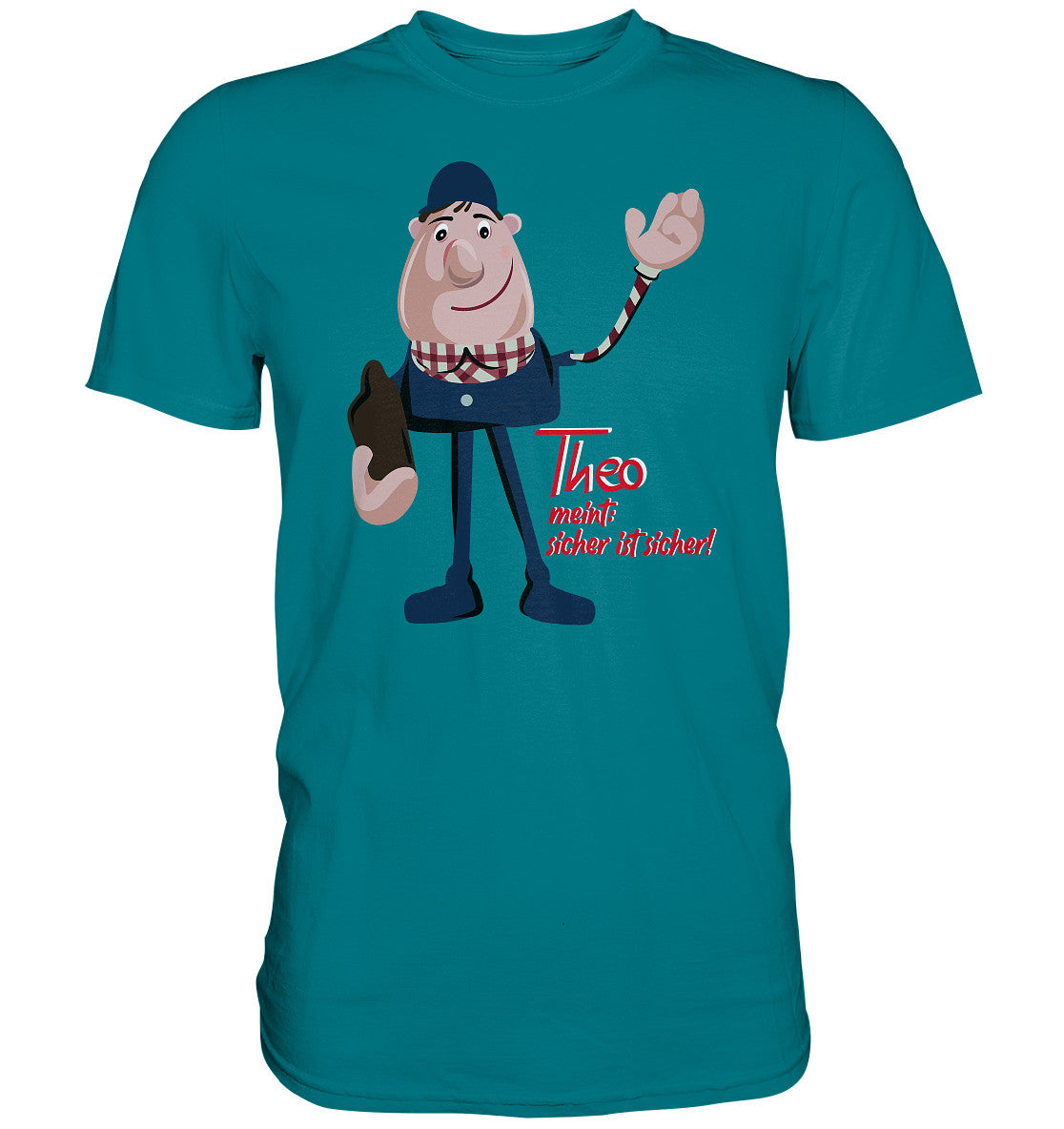 DDR Ostalgie Shirt Unisex • ARBEITSSCHUTZ THEO - SICHER IST SICHER