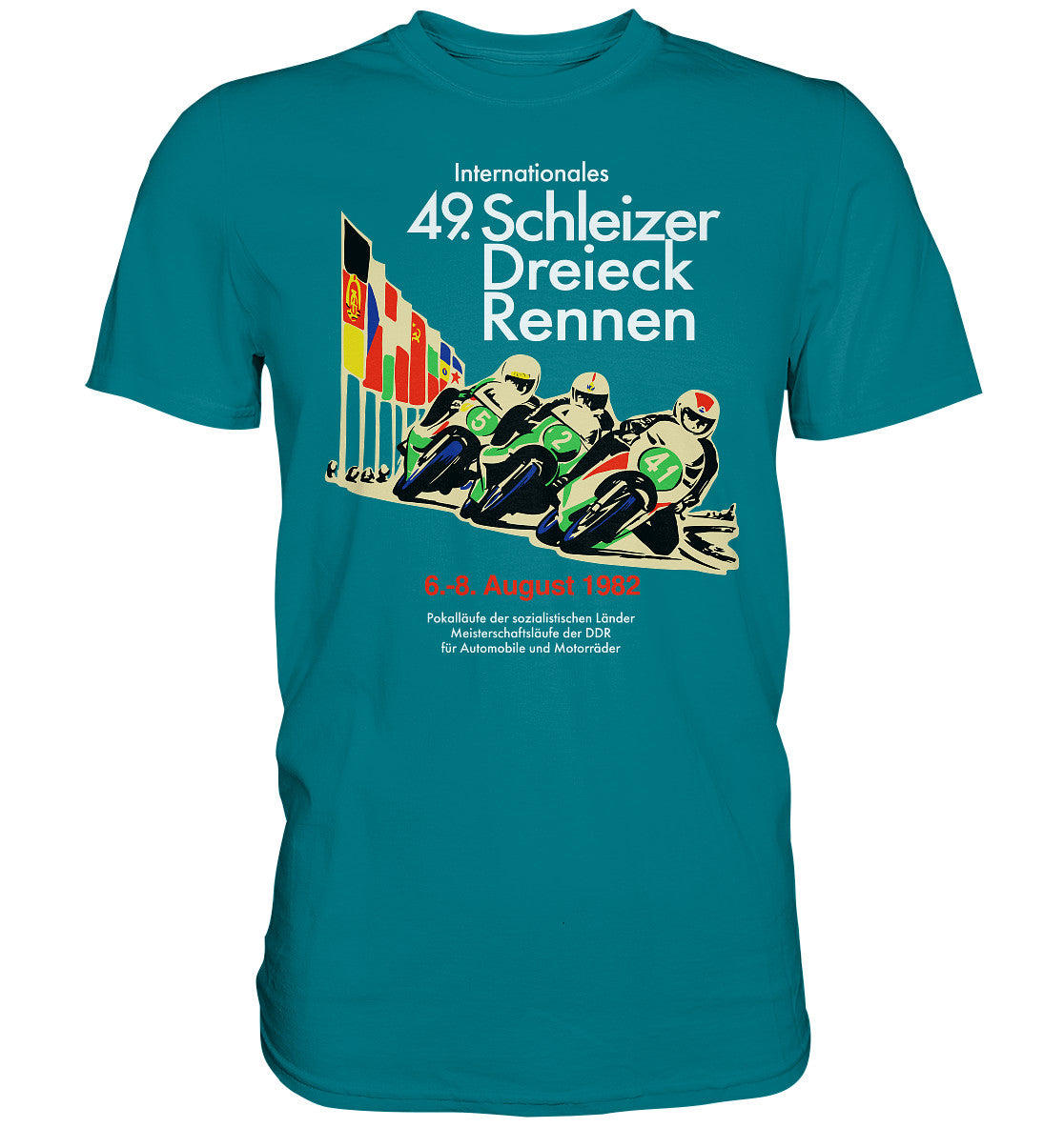 DDR Ostalgie Shirt Unisex • SCHLEIZER DREIECK-RENNEN DDR 1982