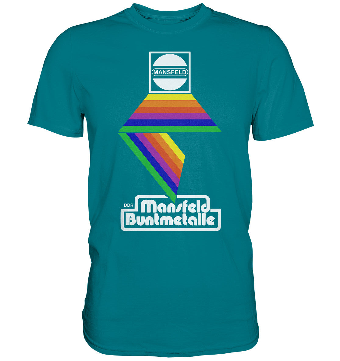 DDR Ostalgie Shirt Unisex • DDR MANSFELD BUNTMETALLE