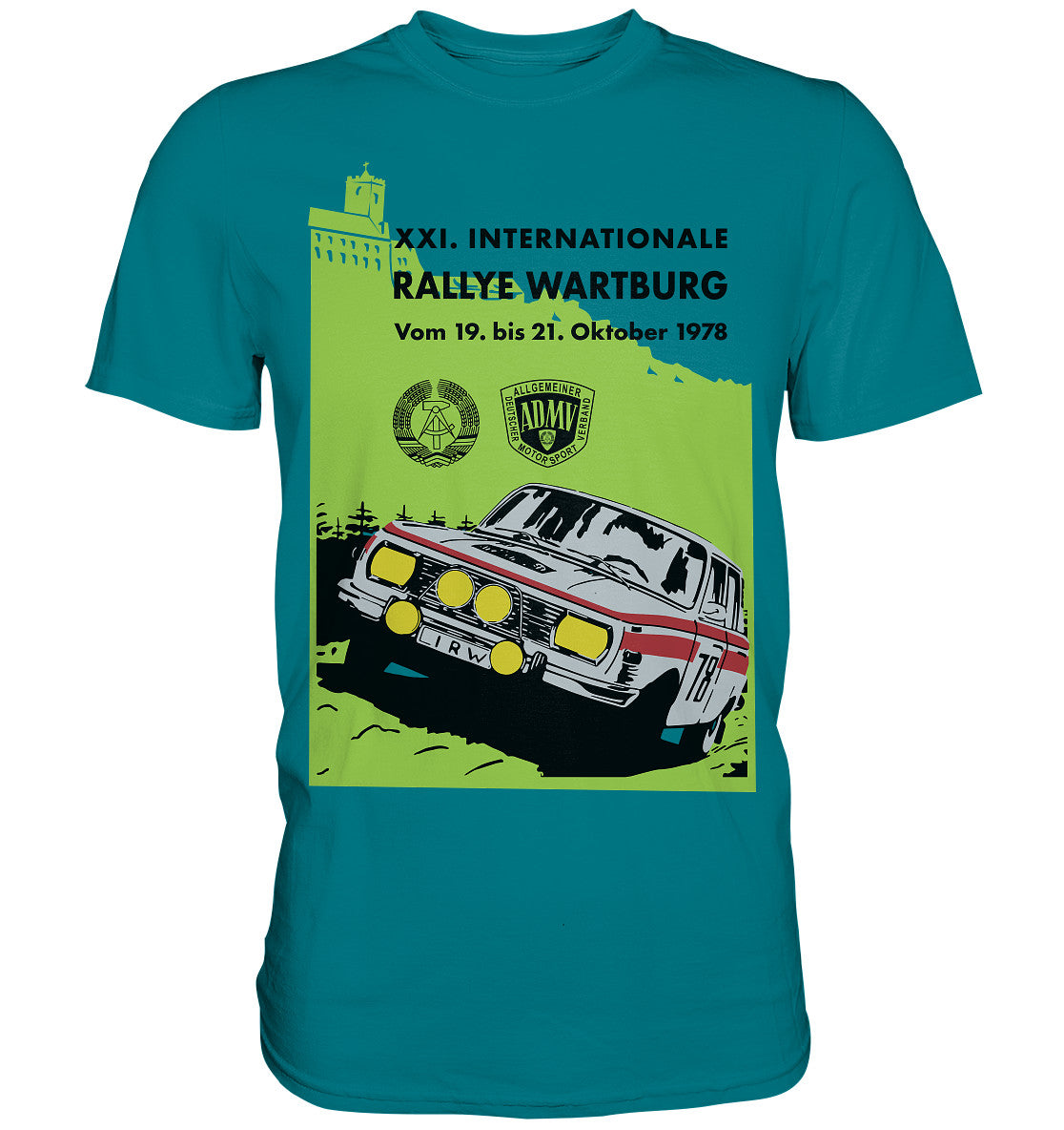 PREMIUM SHIRT UNISEX • INTERNATIONALE RALLYE WARTBURG - 1978