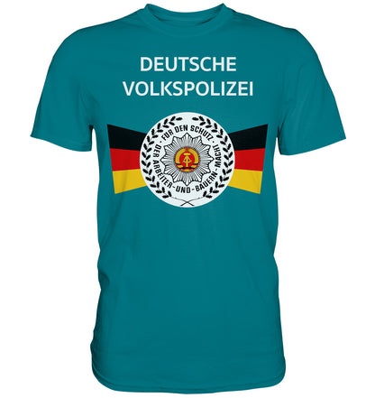DDR Ostalgie Shirt Unisex • DEUTSCHE VOLKSPOLIZEI - ORIGINAL WIMPEL