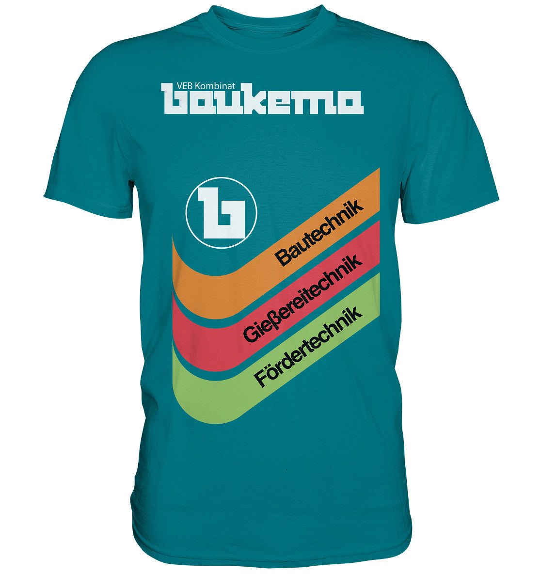 DDR Ostalgie Shirt Unisex • VEB KOMBINAT BAUKEMA