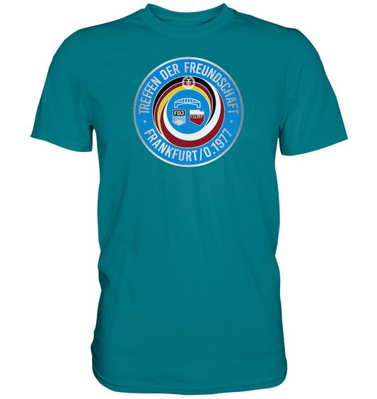 DDR Ostalgie Shirt Unisex • TREFFEN DER FREUNDSCHAFT -  JUGEND DER DDR & VR POLEN 1977