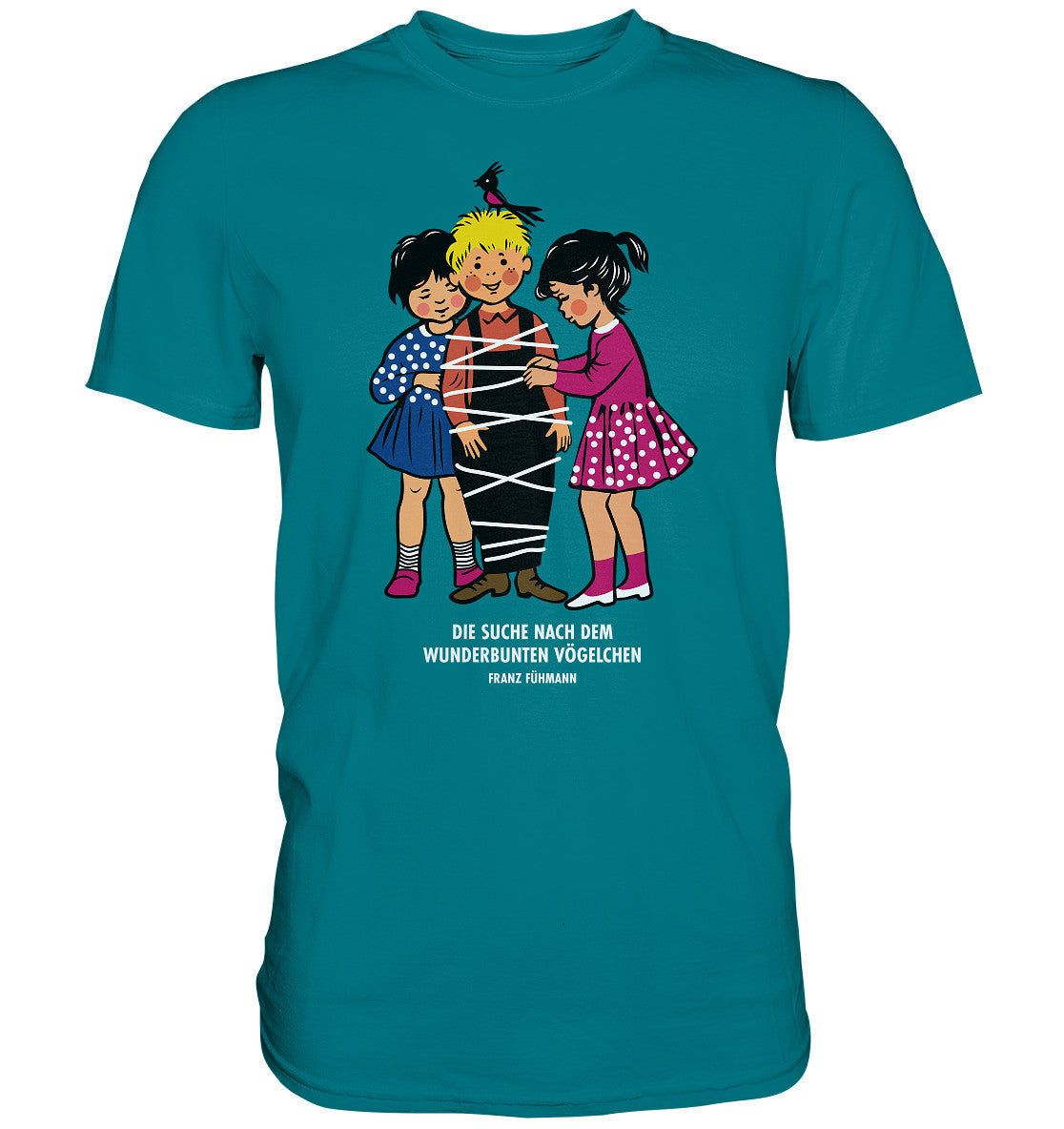 DDR Ostalgie Shirt Unisex • DIE SUCHE NACH DEM WUNDERBUNTEN VÖGELCHEN