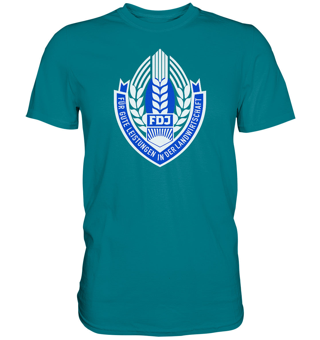 DDR Ostalgie Shirt Unisex • FDJ - FÜR GUTE LEISTUNGEN IN DER LANDWIRTSCHAFT