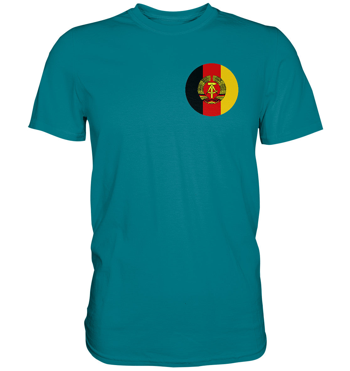 DDR Ostalgie Shirt Unisex • NVA - BRUST BADGE