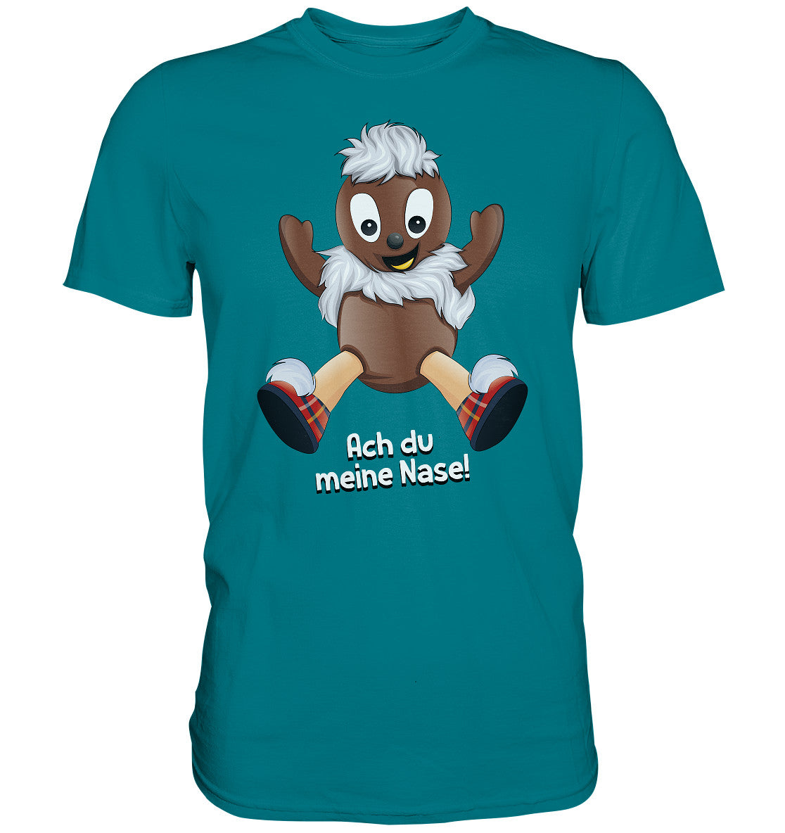 DDR Ostalgie Shirt Unisex • UNSER SANDMÄNNCHEN - PITTIPLATSCH - ACH DU MEINE NASE!