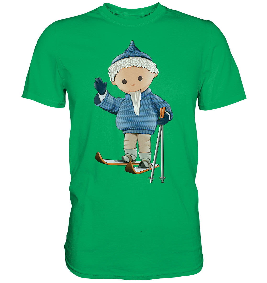DDR Ostalgie Shirt Unisex • UNSER SANDMÄNNCHEN - AUF SKIERN (PU 422)