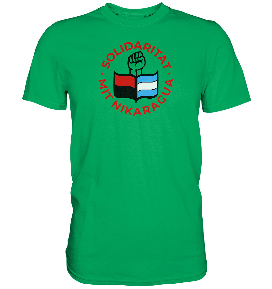 DDR Ostalgie Shirt Unisex • SOLIDARITÄT MIT NIKARAGUA