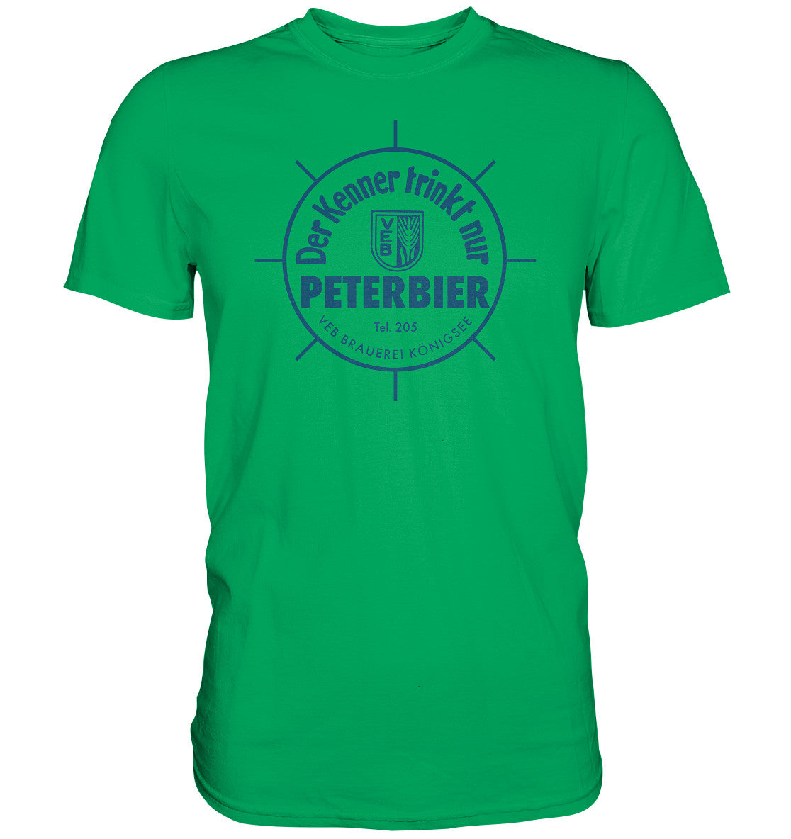 DDR Ostalgie Shirt Unisex • PETERBIER - VEB BRAUEREI KÖNIGSEE