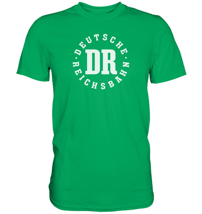 DDR Ostalgie Shirt Unisex • DR - DEUTSCHE REICHSBAHN - dunkel