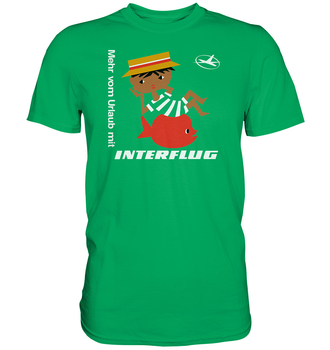 DDR Ostalgie Shirt Unisex • MEHR VOM URLAUB - MIT INTERFLUG