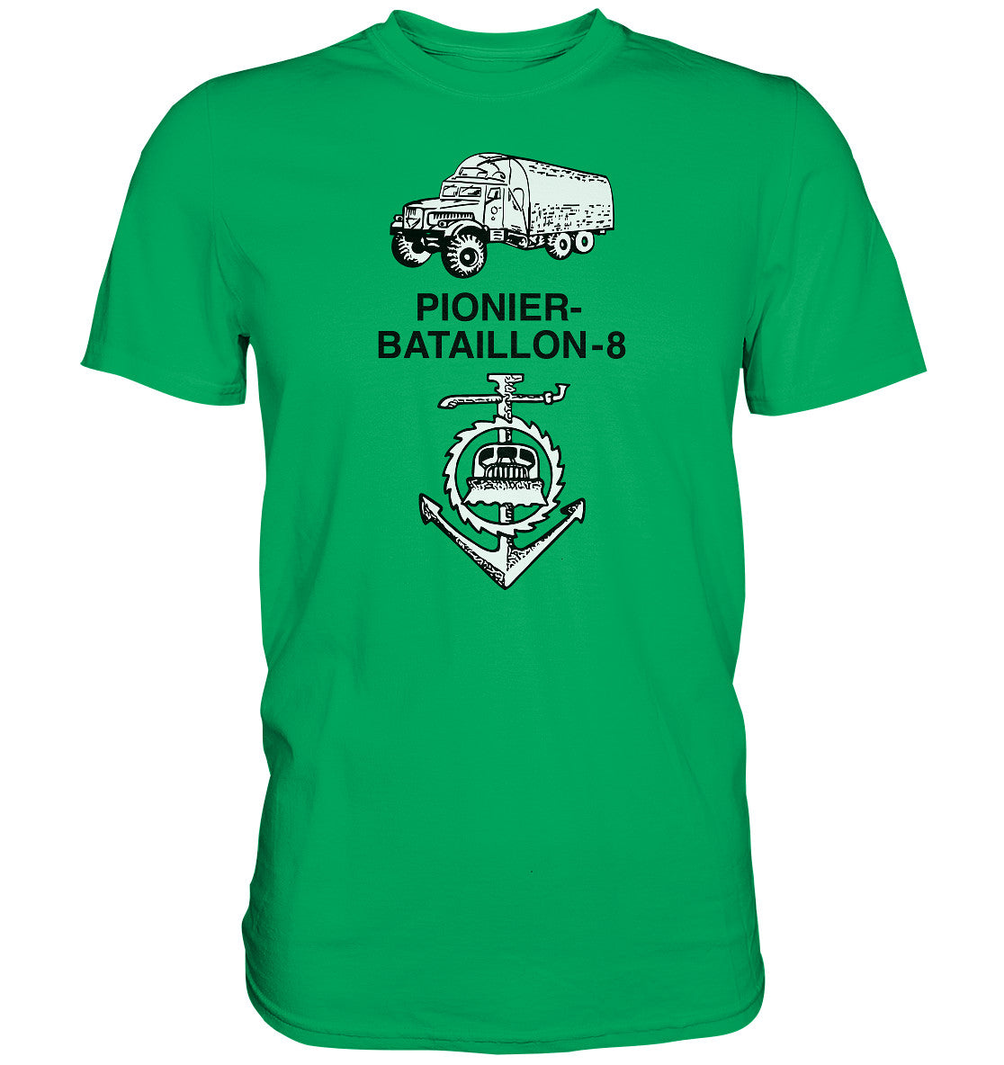 DDR Ostalgie Shirt Unisex • NVA PIONIERBATAILLON 8