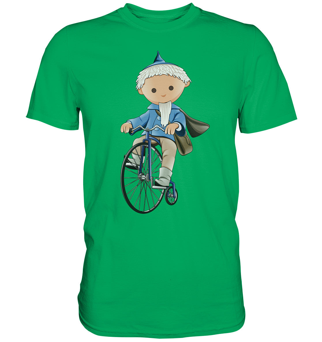 DDR Ostalgie Shirt Unisex • UNSER SANDMÄNNCHEN - AUF DEM HOCHRAD - BLAU (PU-97, 1969)