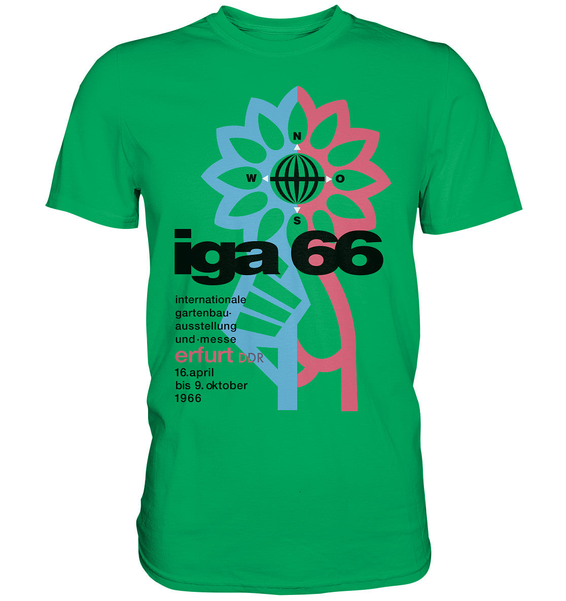 DDR Ostalgie Shirt Unisex • IGA ERFURT 1966