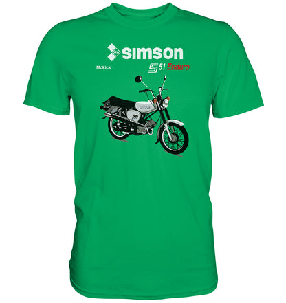 DDR Ostalgie Shirt Unisex • SIMSON ENDURO - ORIGINAL PROSPEKT